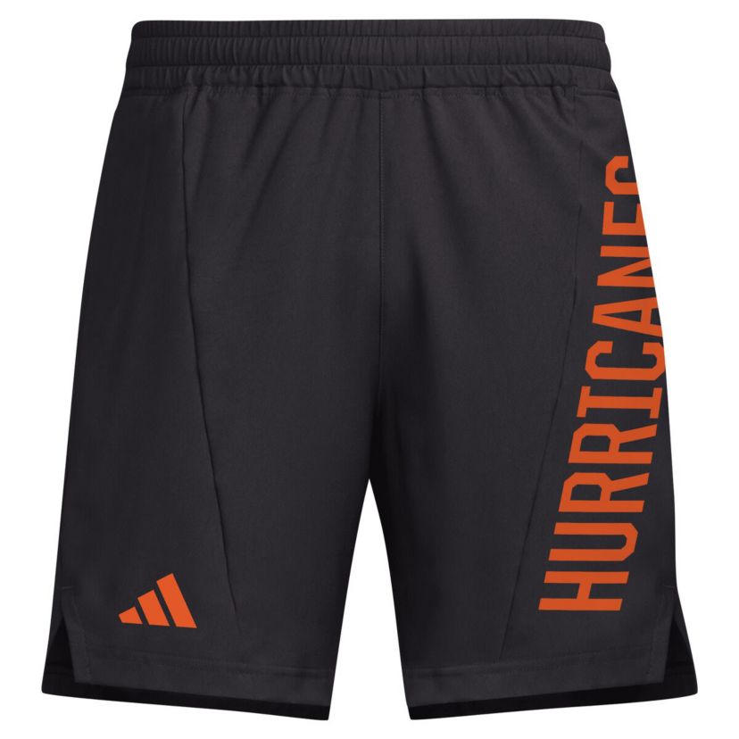 Miami (FL) Hurricanes NCAA Miami Hurricanes Designed for Training AEROREADY Shorts