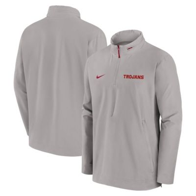 Men's NCAA Nike USC Trojans Sideline Coaches Lightweight Quarter-Zip Jacket