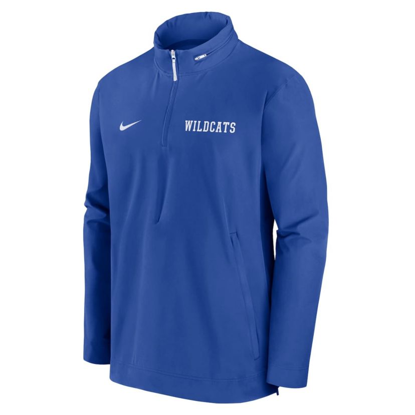 NCAA Nike Kentucky Wildcats Sideline Coaches Lightweight Quarter-Zip Jacket