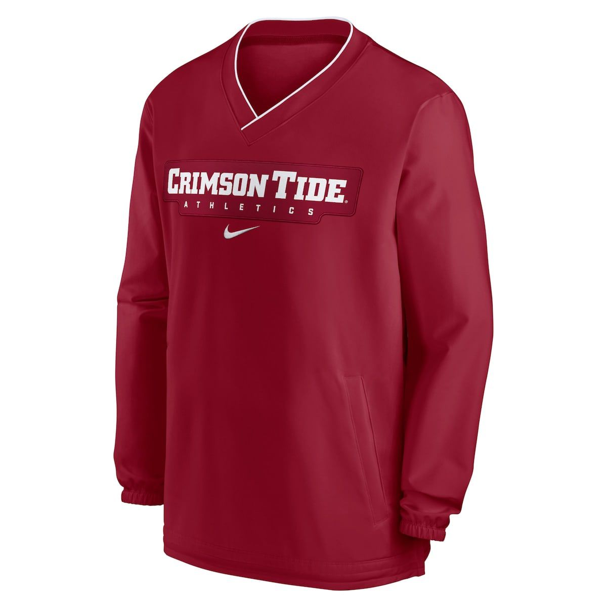 Alabama Crimson Tide NCAA Nike Alabama Tide 2024 Sideline Pullover Windshirt