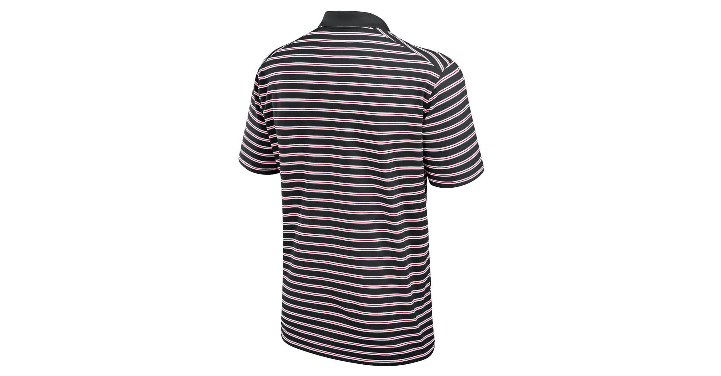 NCAA Nike Georgia Bulldogs Primetime Victory Striped Dri-FIT Polo