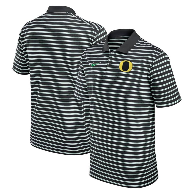 NCAA Nike Oregon Ducks Primetime Victory Striped Dri-FIT Polo