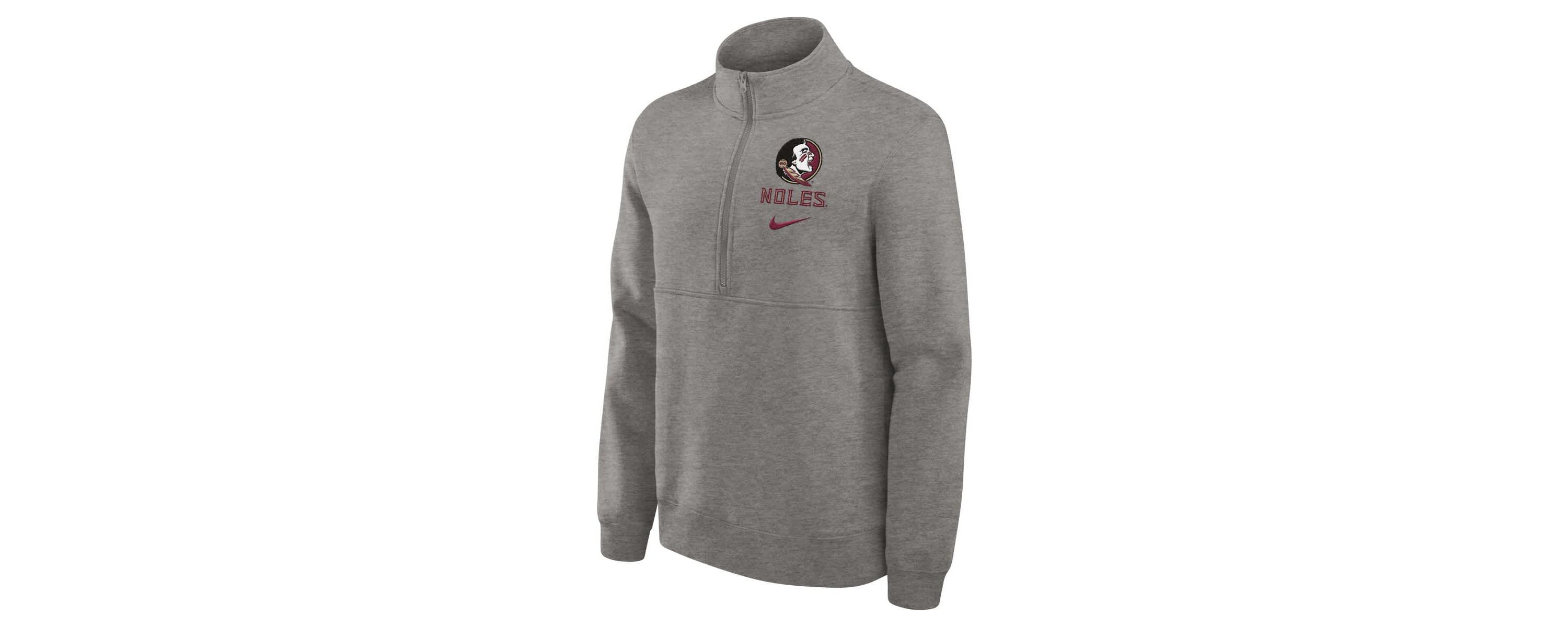 NCAA Nike Florida State Seminoles Primetime Club Half-Zip Pullover