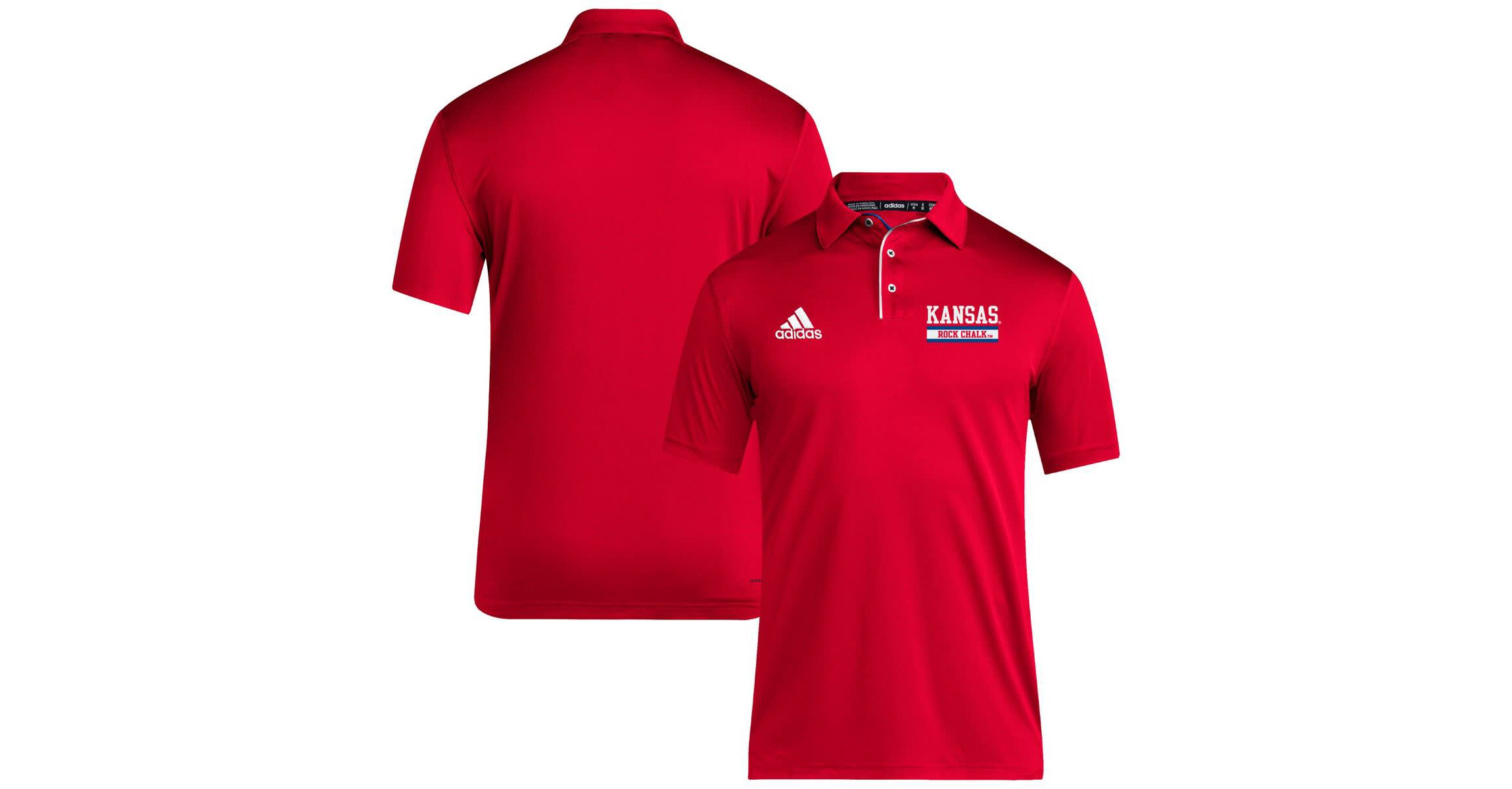 NCAA Kansas Jayhawks Coaches Polo