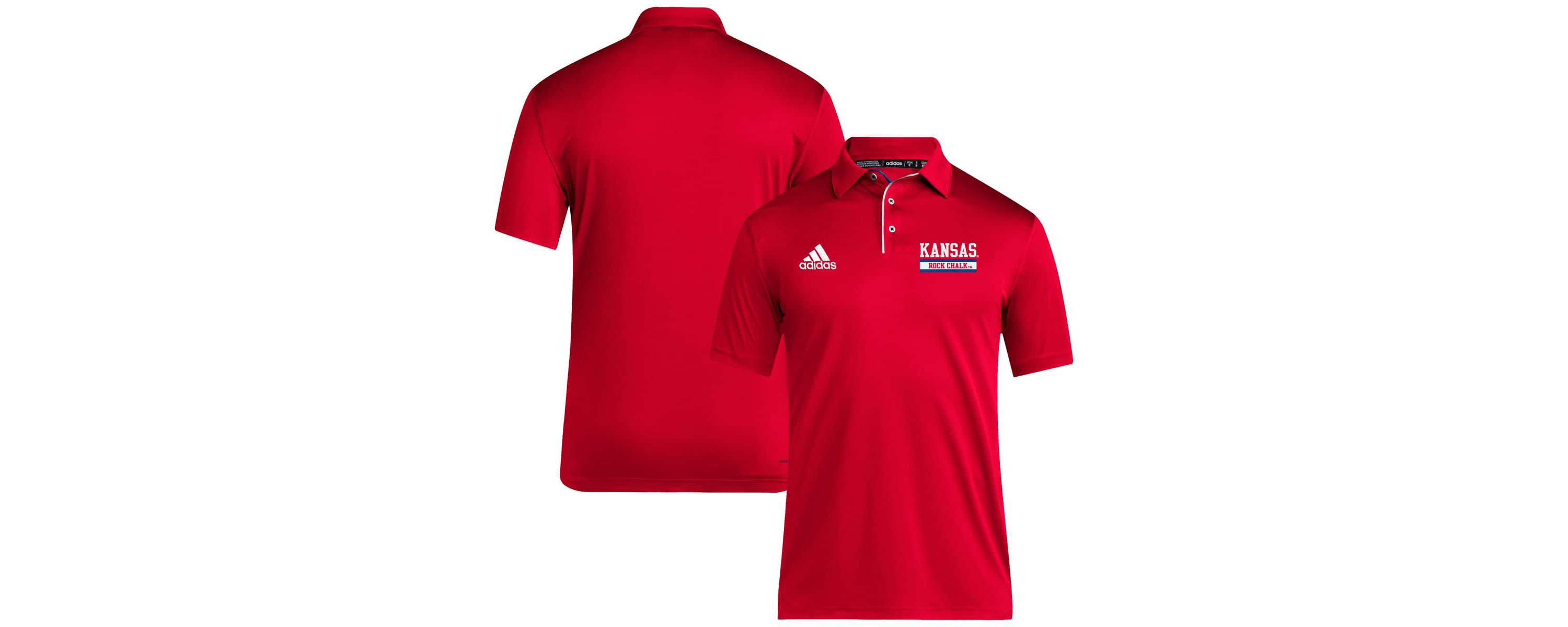NCAA Kansas Jayhawks Coaches Polo
