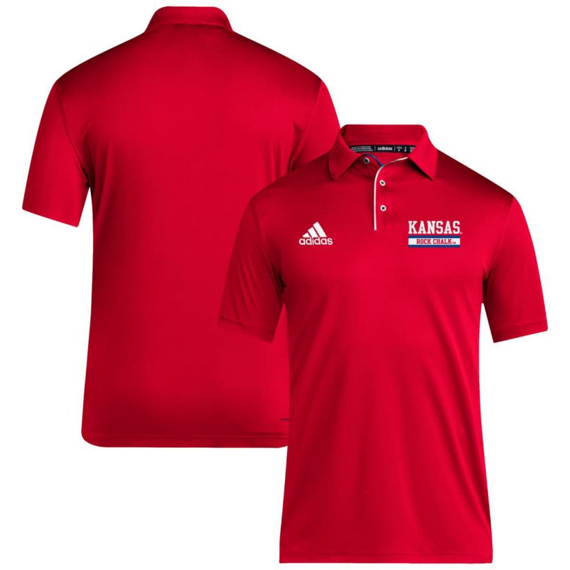 NCAA Kansas Jayhawks Coaches Polo