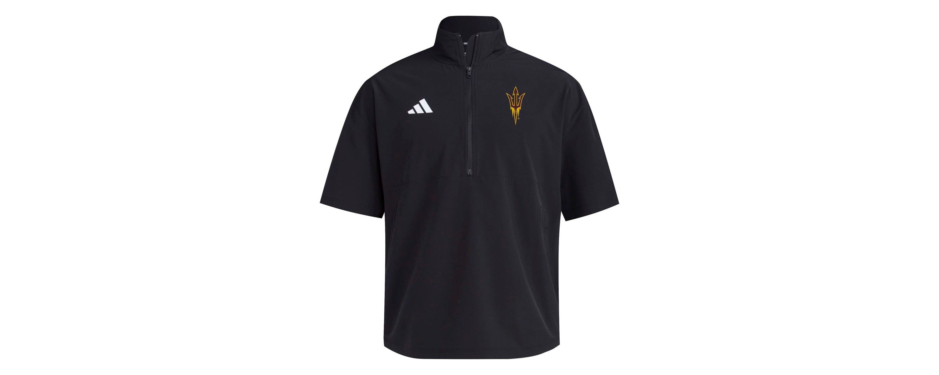 NCAA Arizona State Sun Devils 2024 Half-Zip Short Sleeve Training Jacket