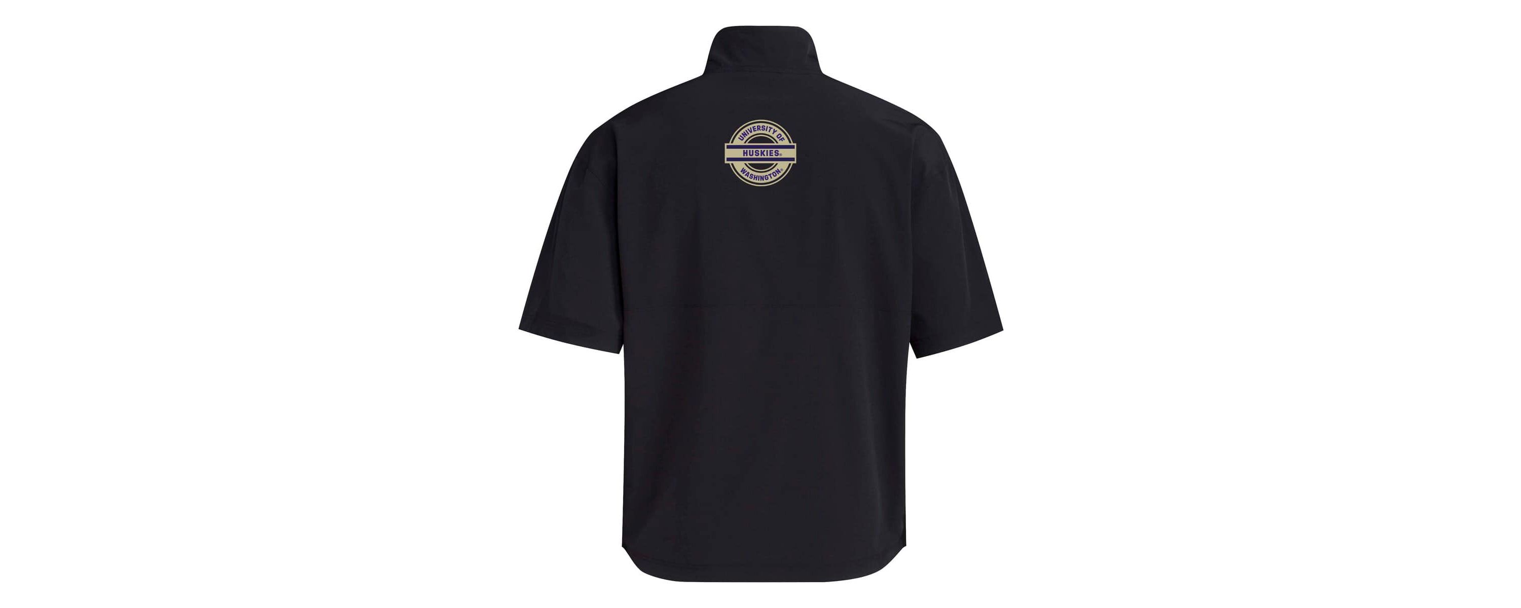 NCAA Washington Huskies 2024 Half-Zip Short Sleeve Training Jacket