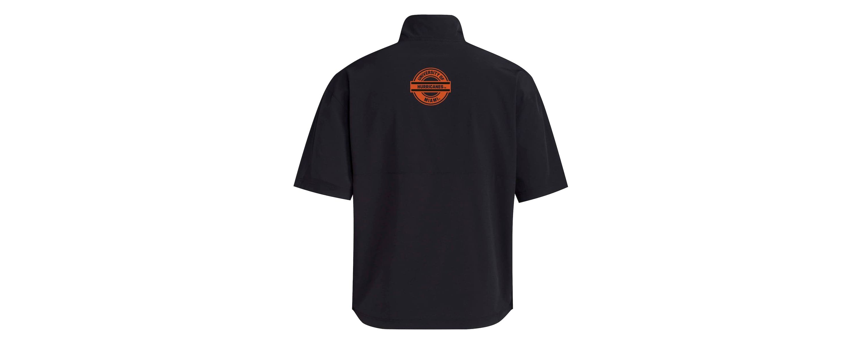 Miami (FL) Hurricanes NCAA Miami Hurricanes 2024 Half-Zip Short Sleeve Training Jacket