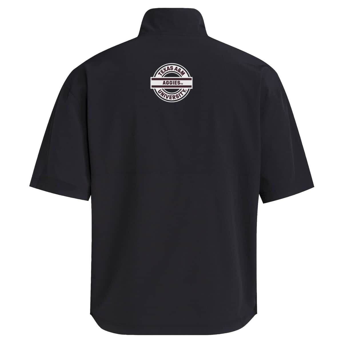 NCAA Texas A&M Aggies 2024 Half-Zip Short Sleeve Training Jacket