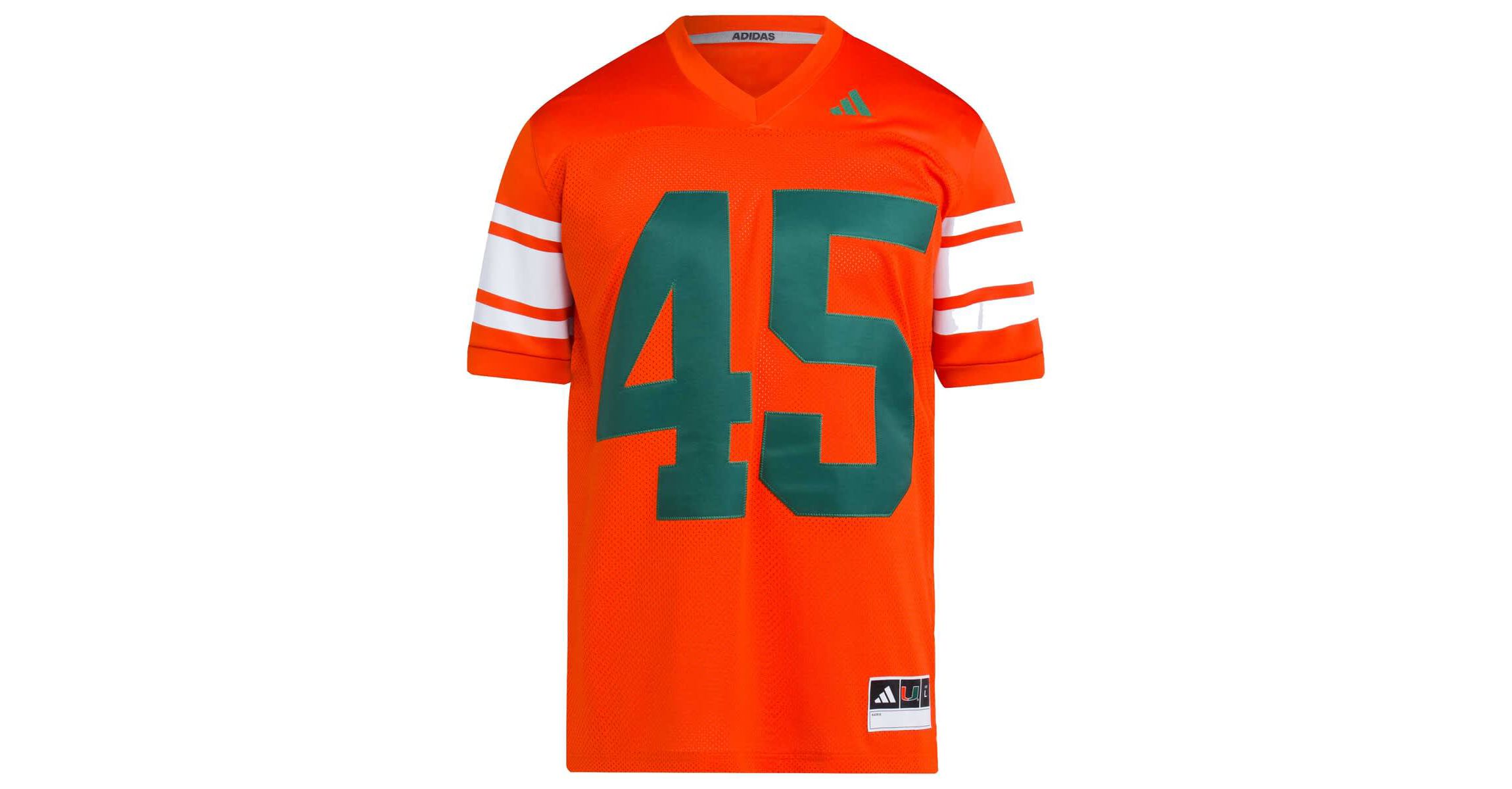 Miami (FL) Hurricanes NCAA #45 Miami Hurricanes Football Icon Premier Jersey