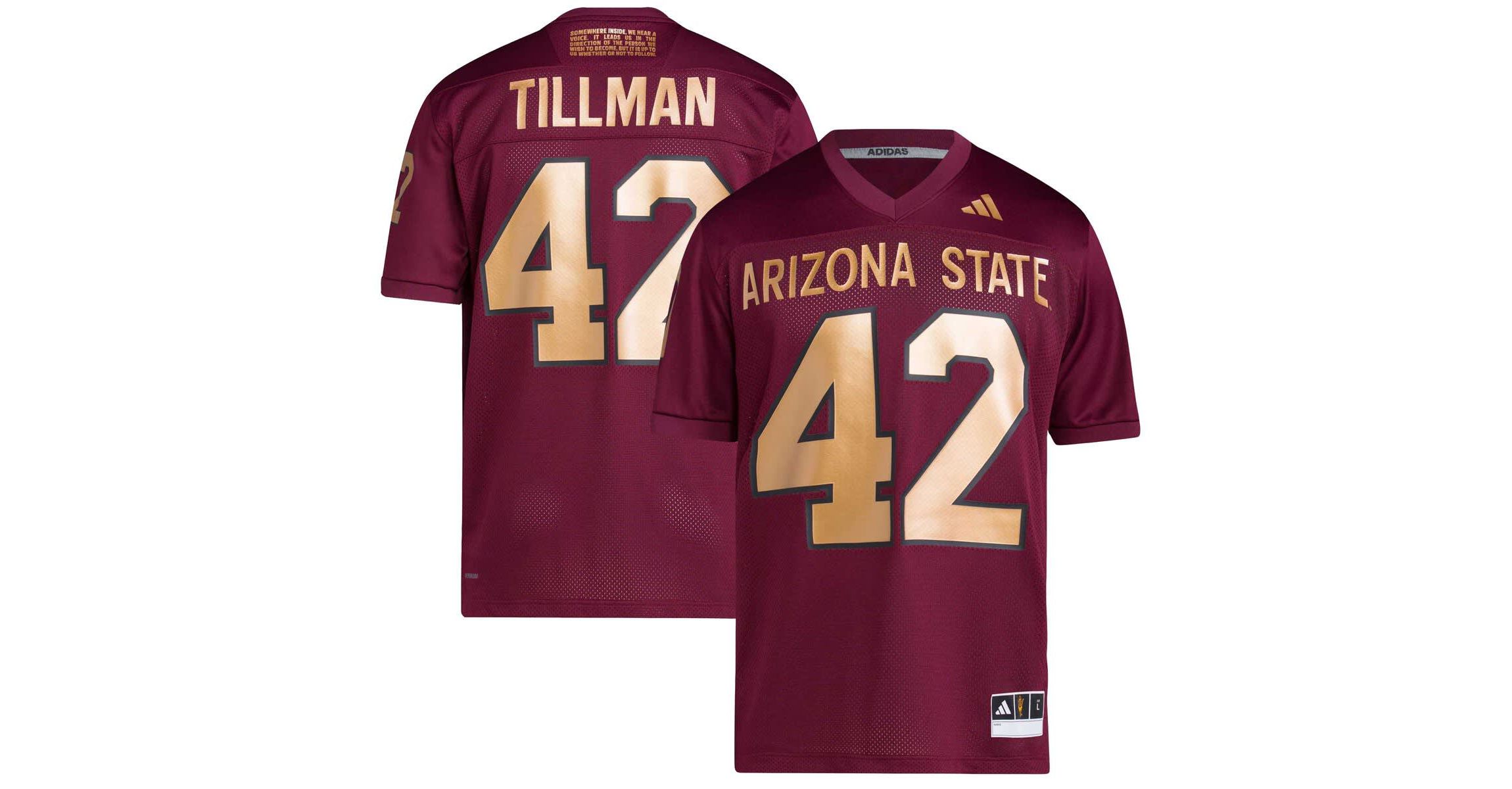 NCAA Pat Tillman #42 Arizona State Sun Devils Football Icon Premier Jersey