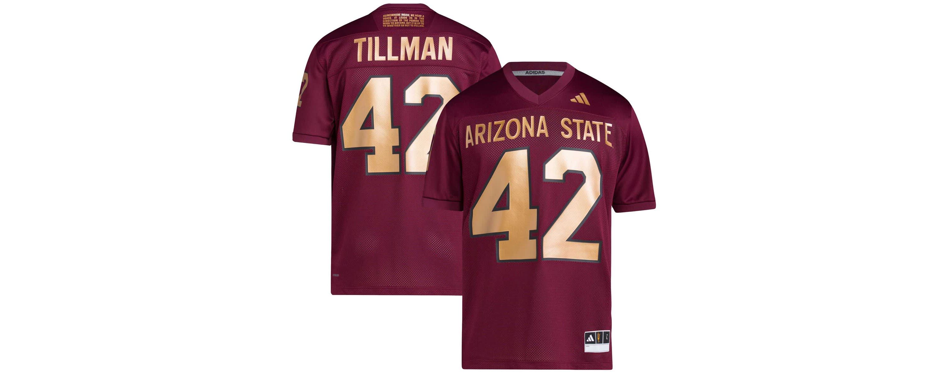 NCAA Pat Tillman #42 Arizona State Sun Devils Football Icon Premier Jersey