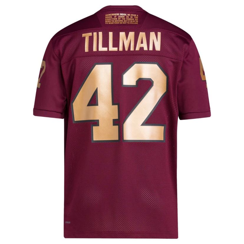 NCAA Pat Tillman #42 Arizona State Sun Devils Football Icon Premier Jersey