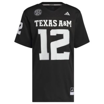 adidas Men's NCAA Texas A&M Aggies Alternate Premier Strategy Jersey, Black, XL