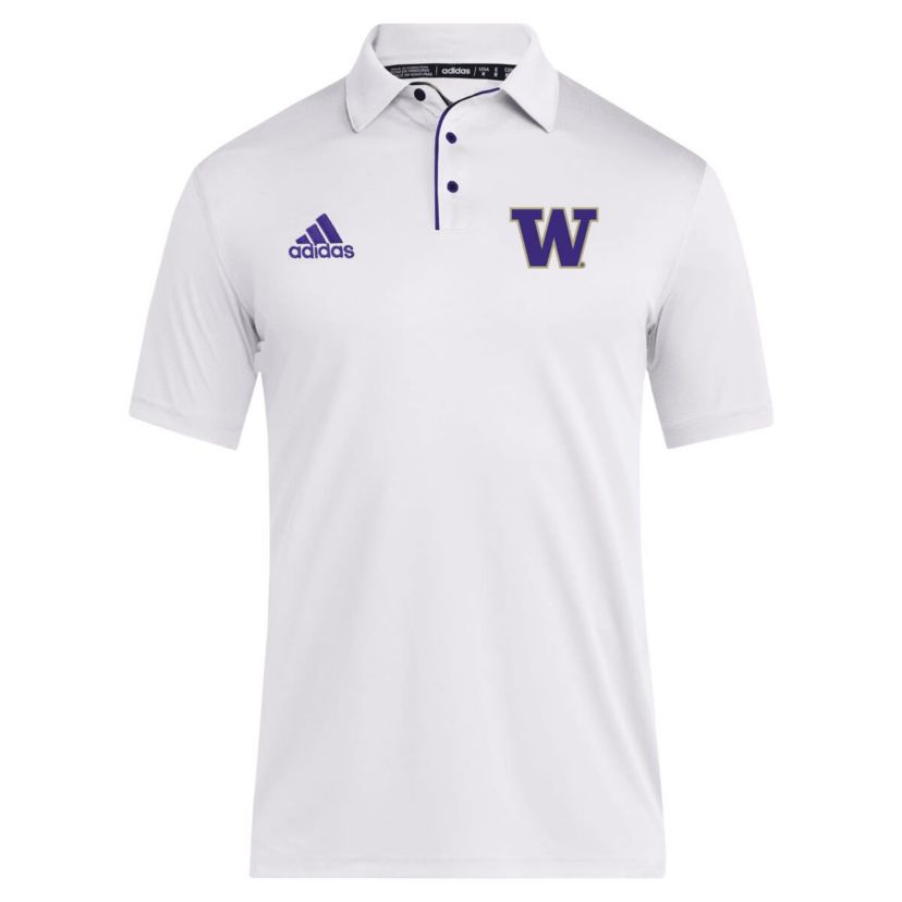 NCAA Washington Huskies 2024 Coaches AEROREADY Polo