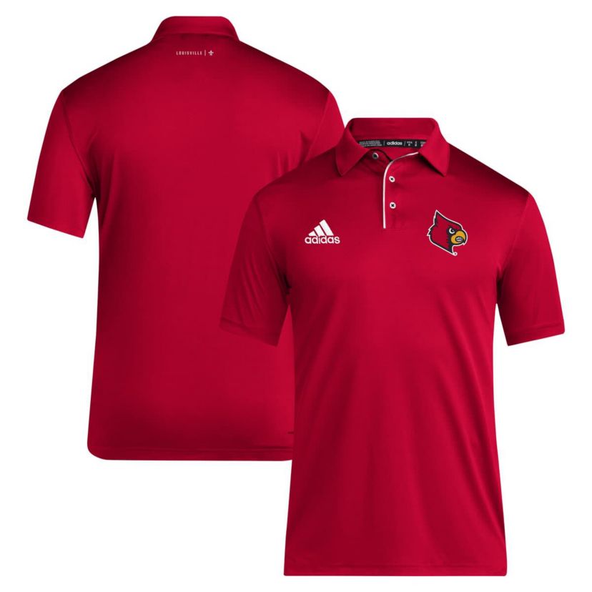 NCAA Louisville Cardinals 2024 Coaches AEROREADY Polo
