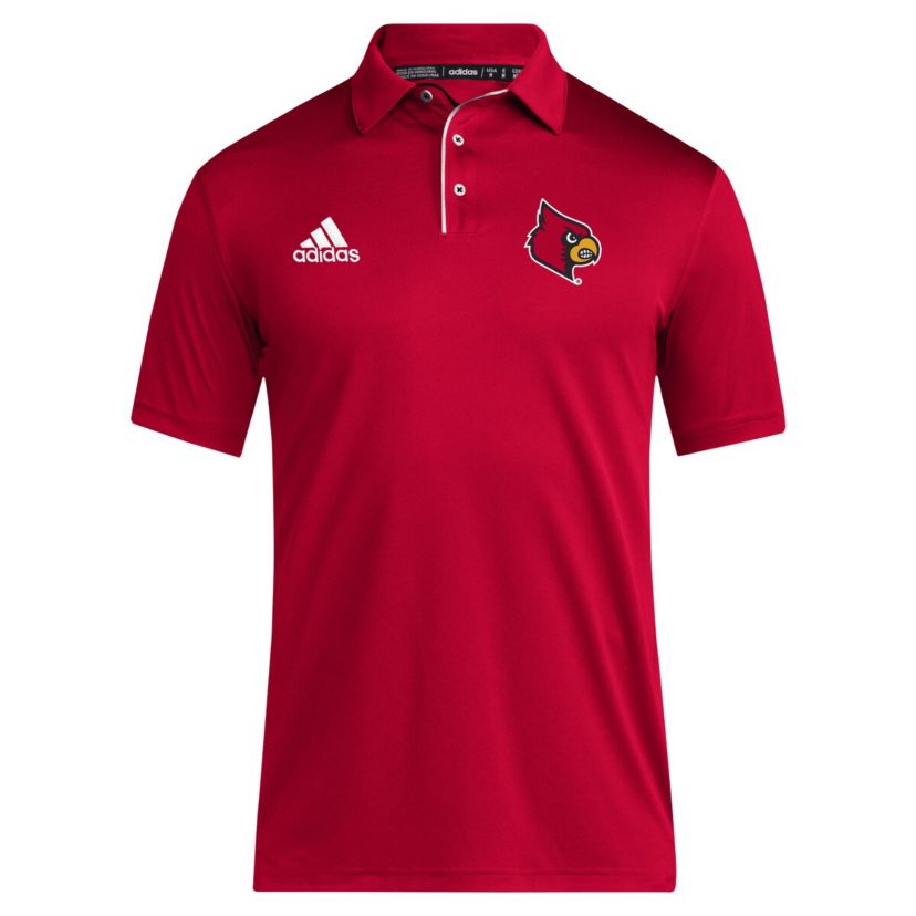NCAA Louisville Cardinals 2024 Coaches AEROREADY Polo