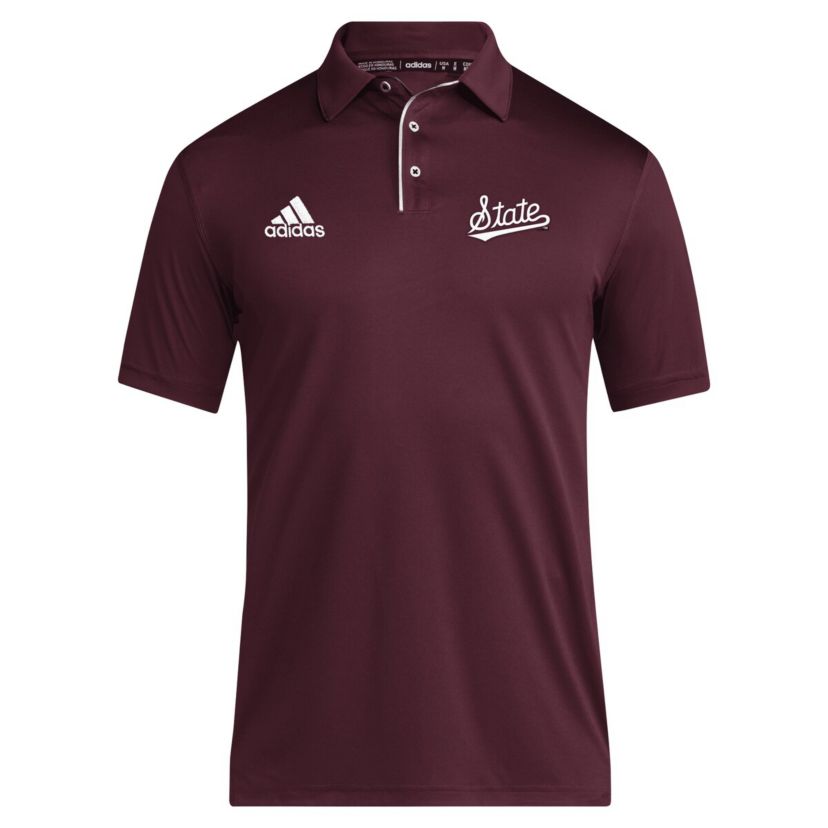 NCAA Mississippi State Bulldogs 2024 Coaches AEROREADY Polo