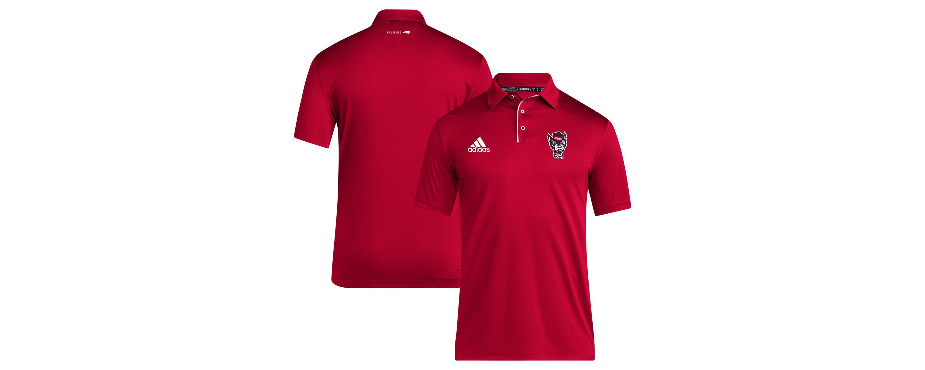 NCAA NC State Wolfpack 2024 Coaches AEROREADY Polo