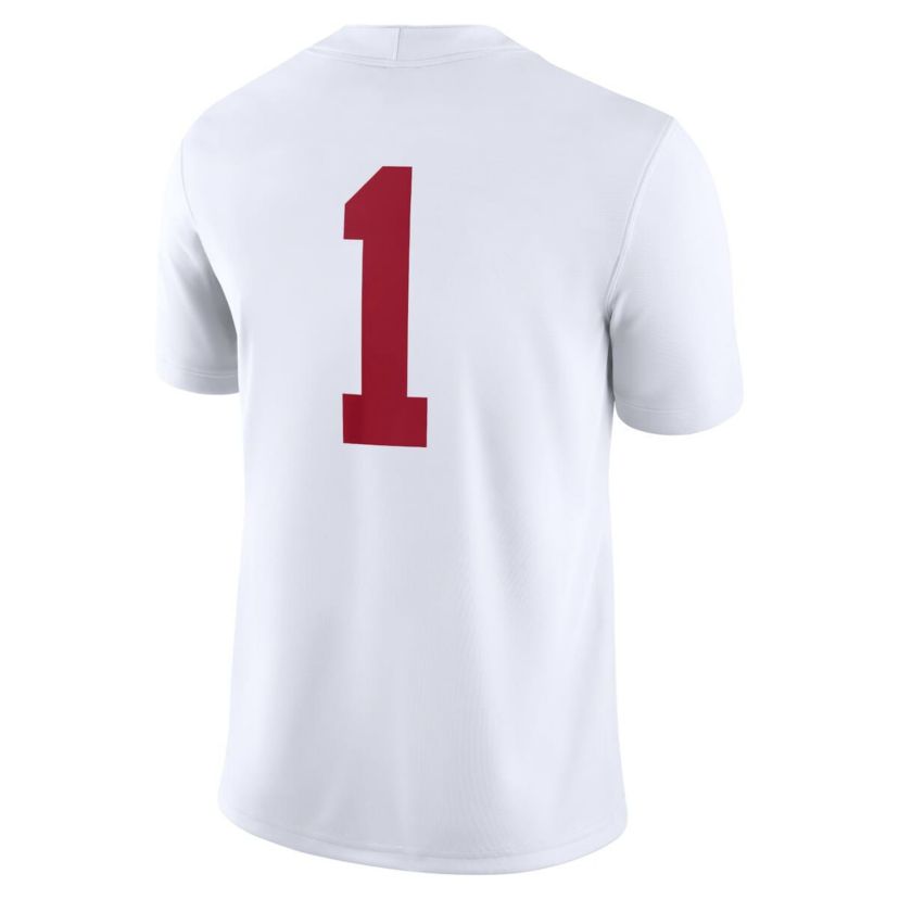 Alabama Crimson Tide NCAA Nike #1 Alabama Tide Game Jersey