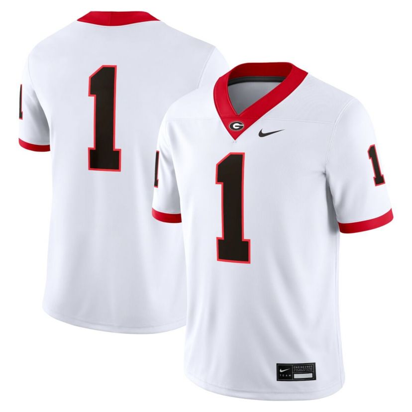 NCAA Nike #1 Georgia Bulldogs Game Jersey