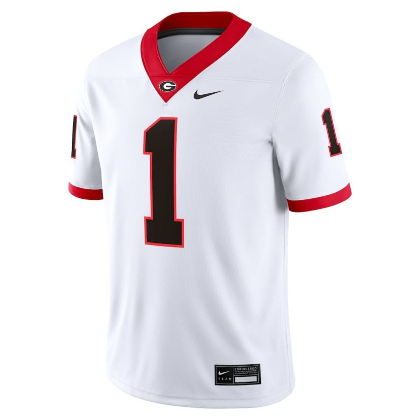 NCAA Nike #1 Georgia Bulldogs Game Jersey
