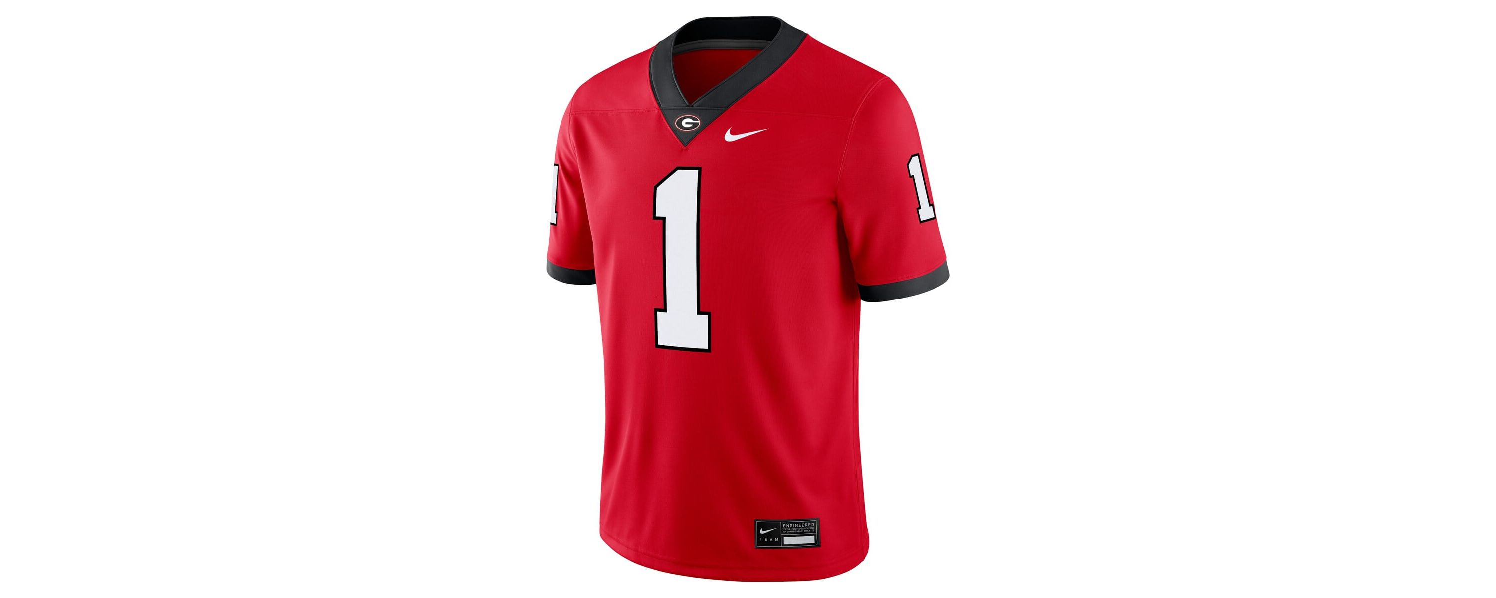 NCAA Nike #1 Georgia Bulldogs Game Jersey