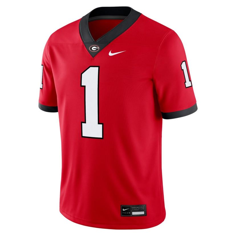 NCAA Nike #1 Georgia Bulldogs Game Jersey