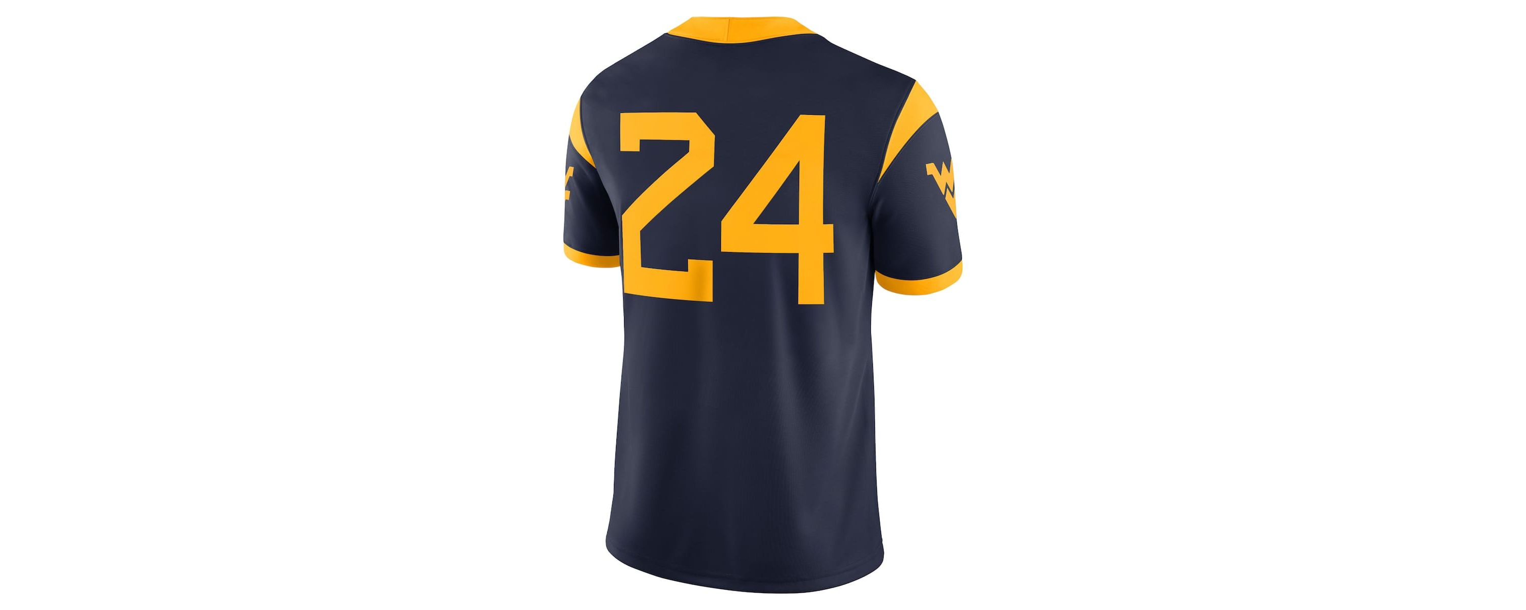 NCAA Nike #24 West Virginia Mountaineers Game Jersey