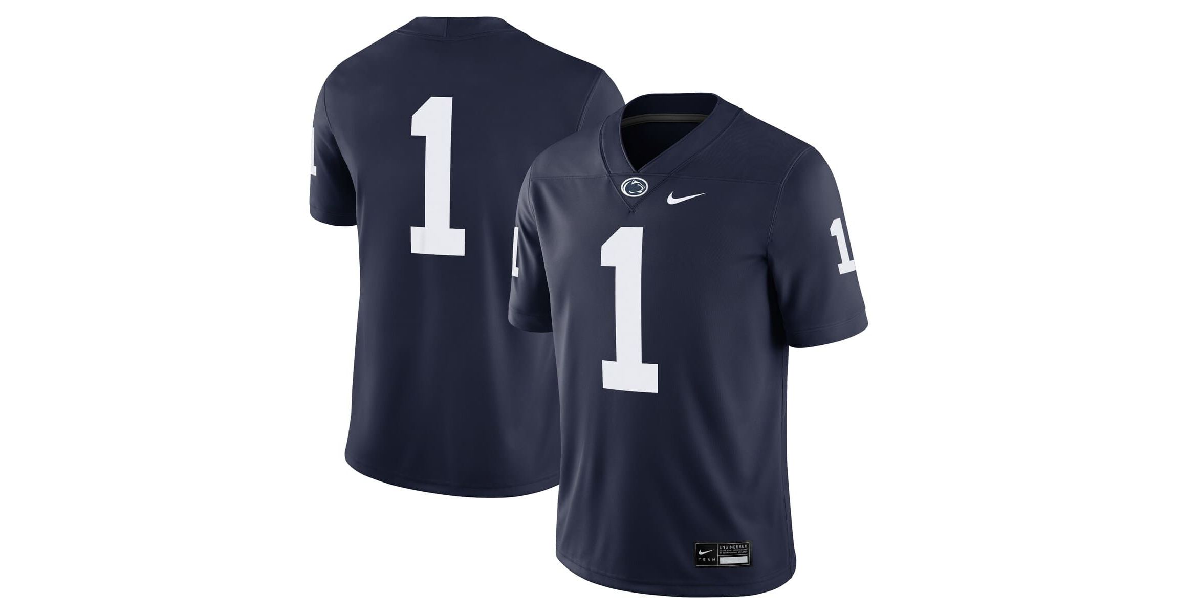 NCAA Nike #1 Penn State Nittany Lions Game Jersey