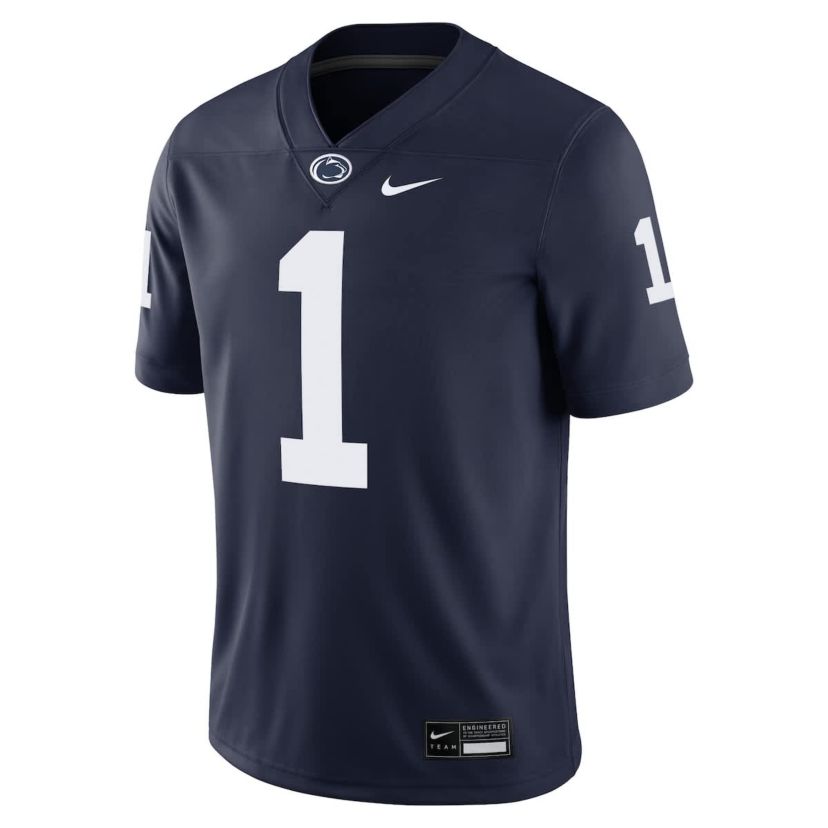 NCAA Nike #1 Penn State Nittany Lions Game Jersey