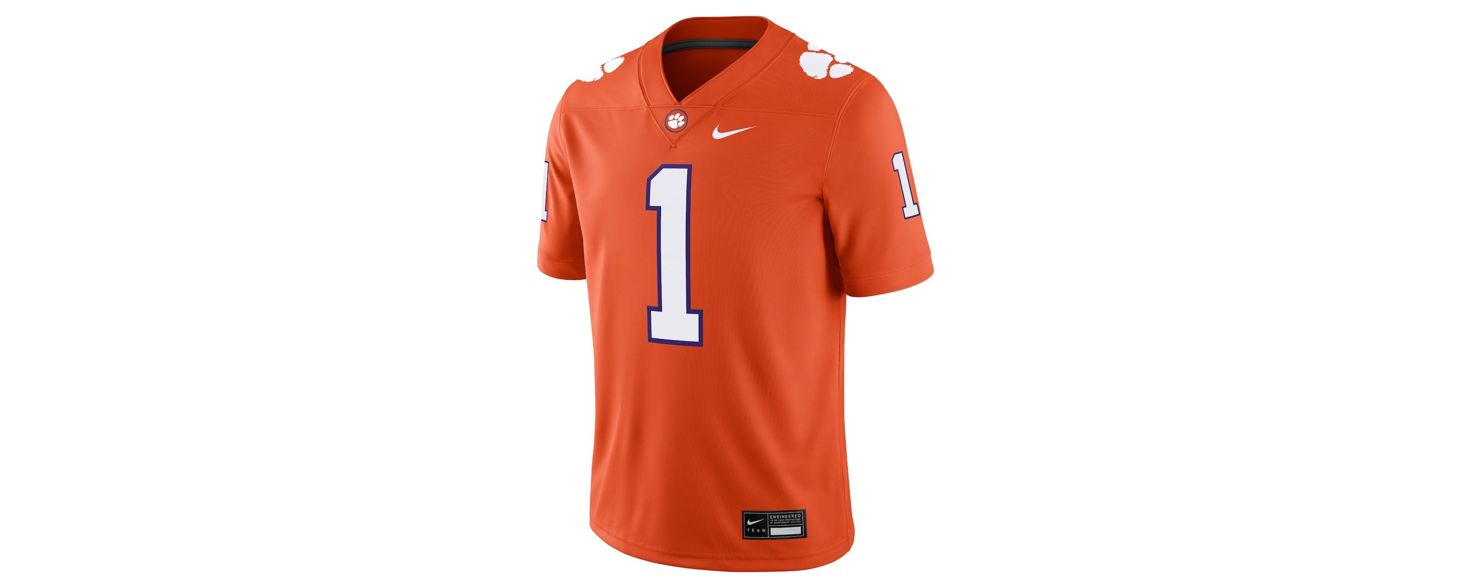 NCAA Nike #1 Clemson Tigers Game Jersey