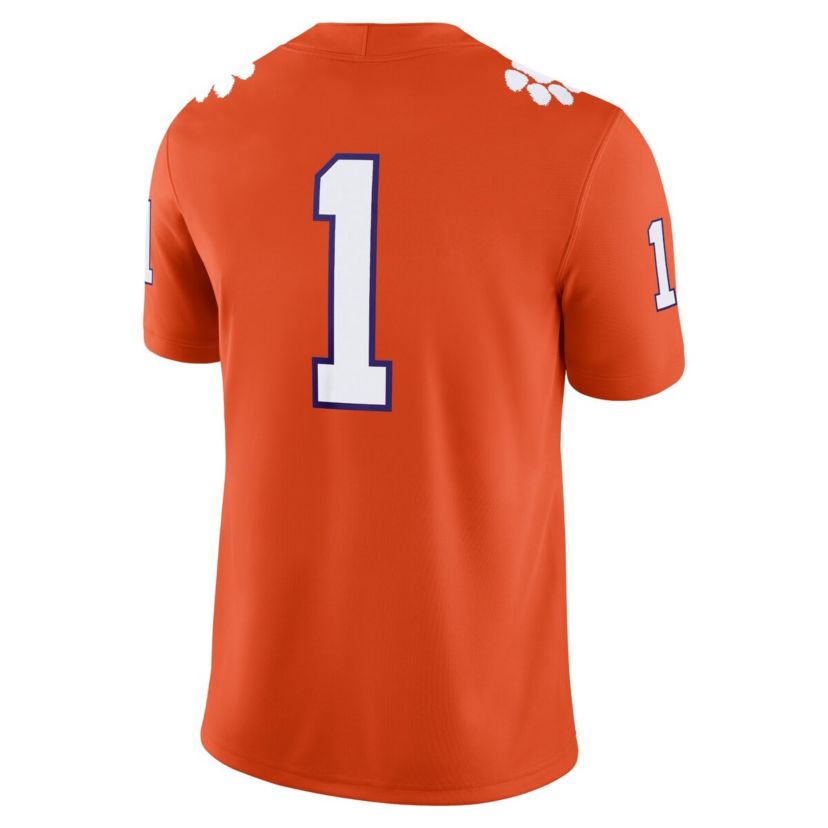 NCAA Nike #1 Clemson Tigers Game Jersey