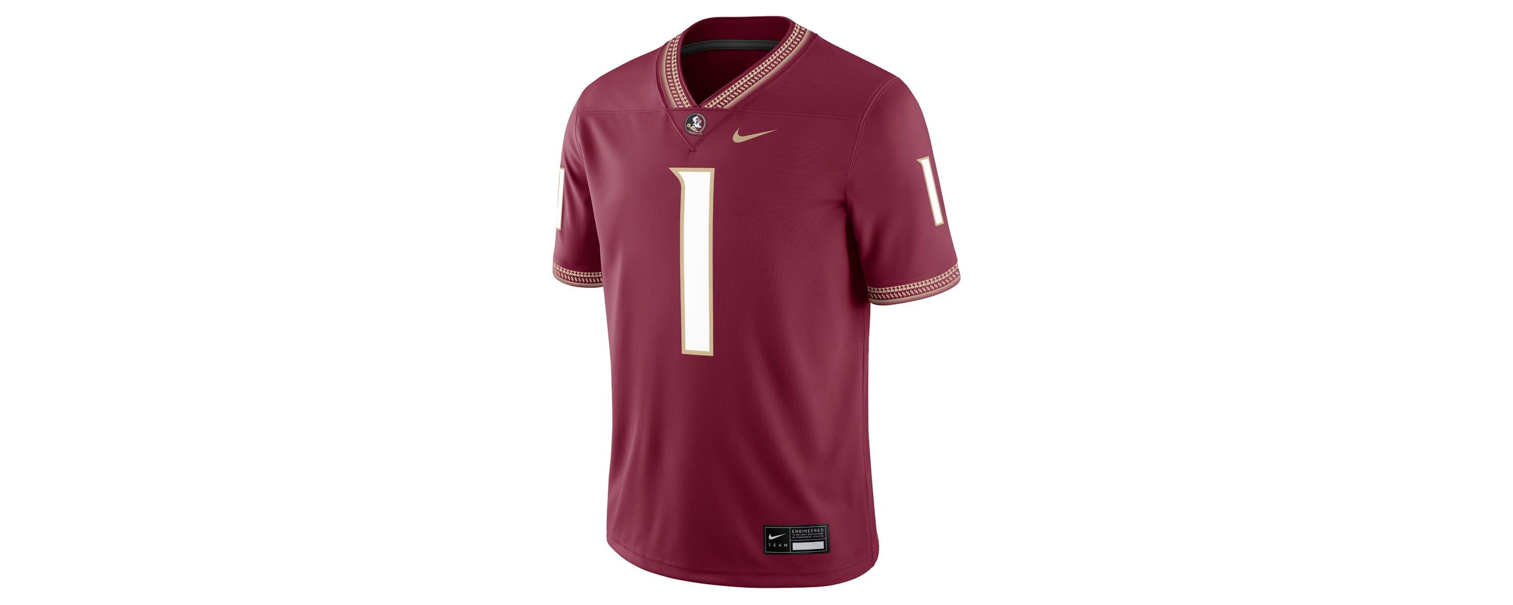 NCAA Nike #1 Florida State Seminoles Game Jersey