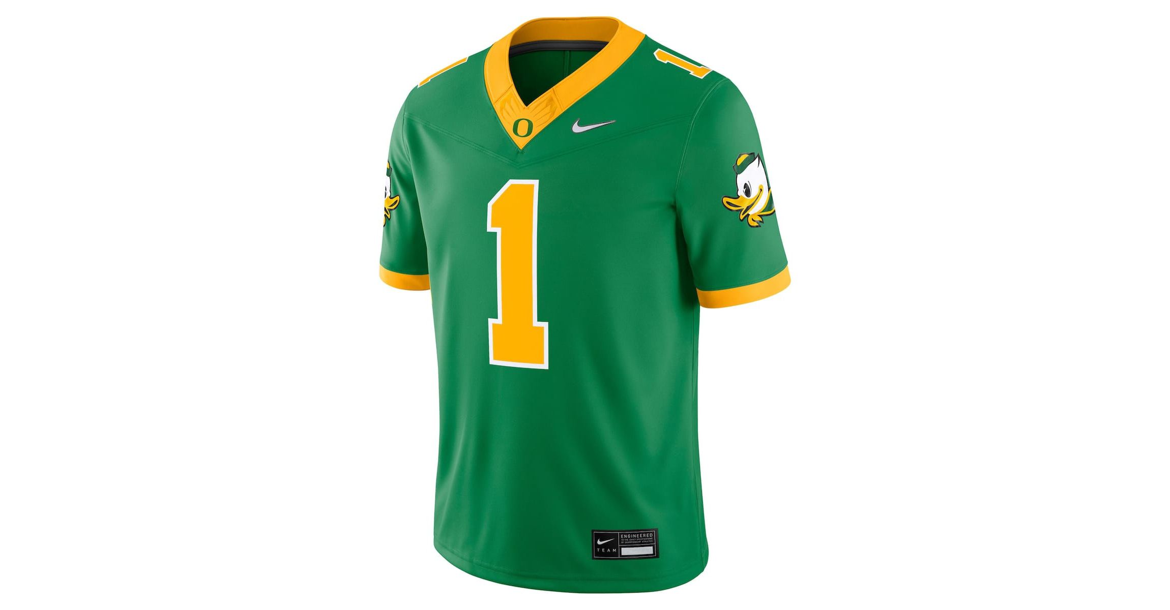 NCAA Nike #1 Oregon Ducks Alternate Game Jersey