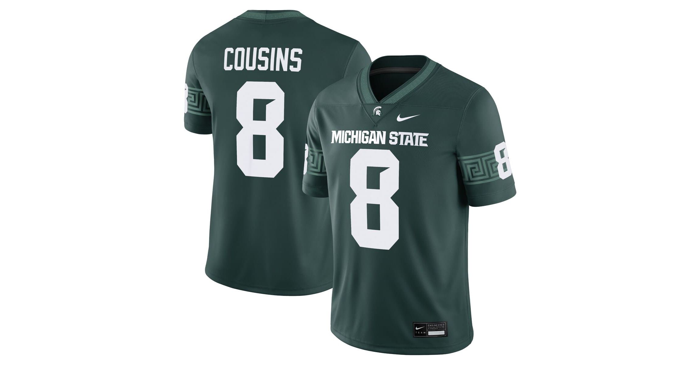 NCAA Nike Kirk Cousins Michigan State Spartans Alumni Game Jersey