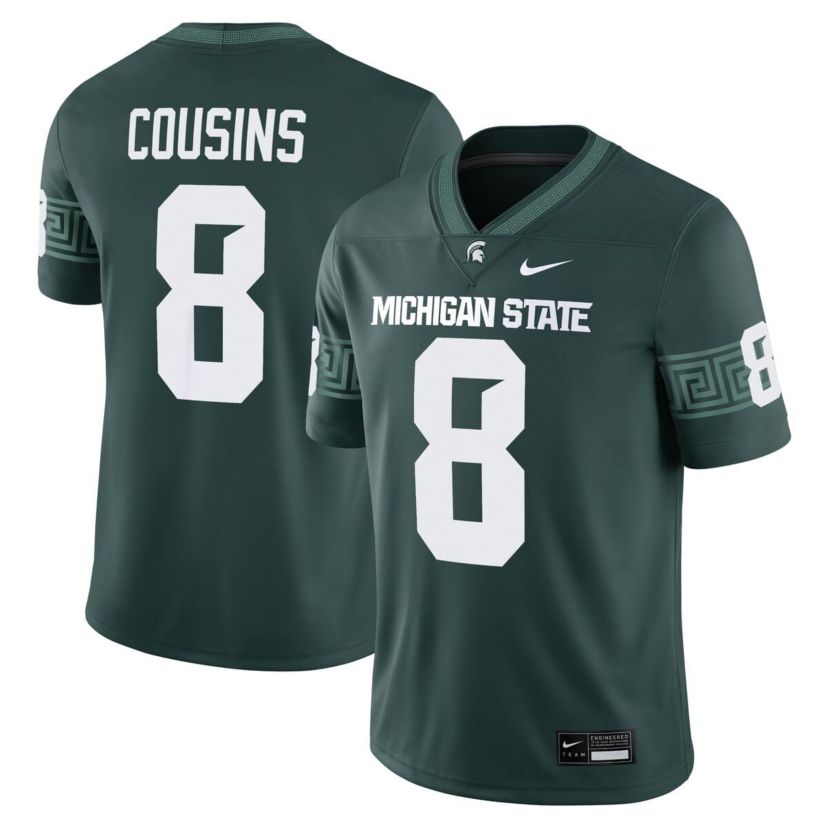 NCAA Nike Kirk Cousins Michigan State Spartans Alumni Game Jersey