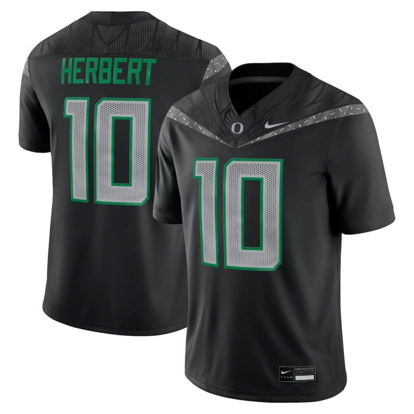 NCAA Nike Justin Herbert Oregon Ducks Alumni Game Jersey