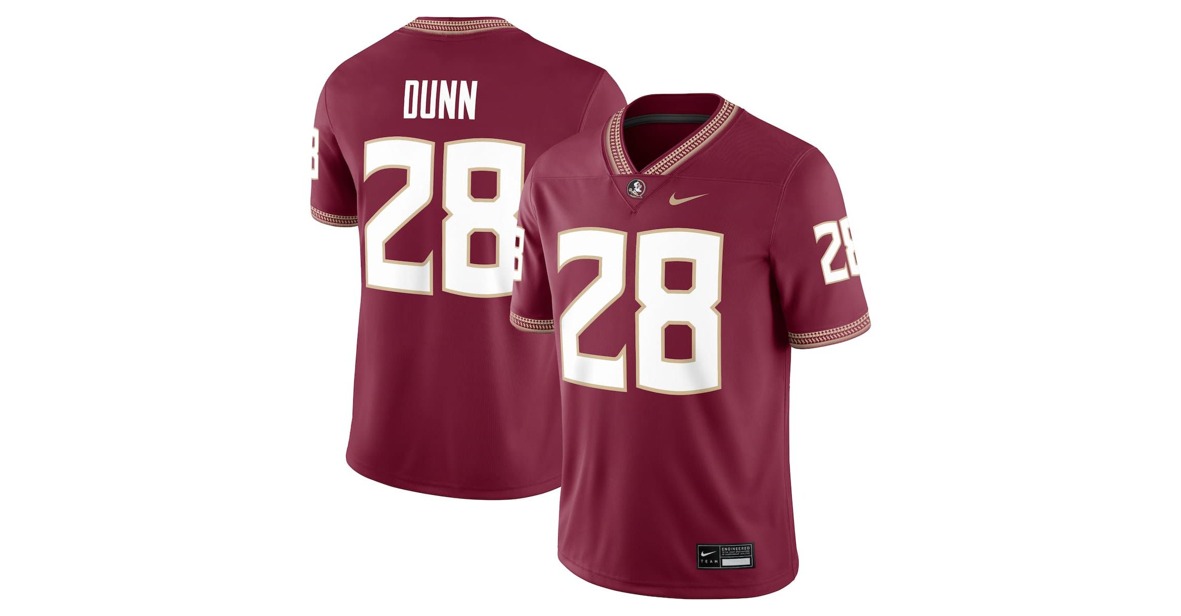 NCAA Nike Warrick Dunn Florida State Seminoles Alumni Game Jersey