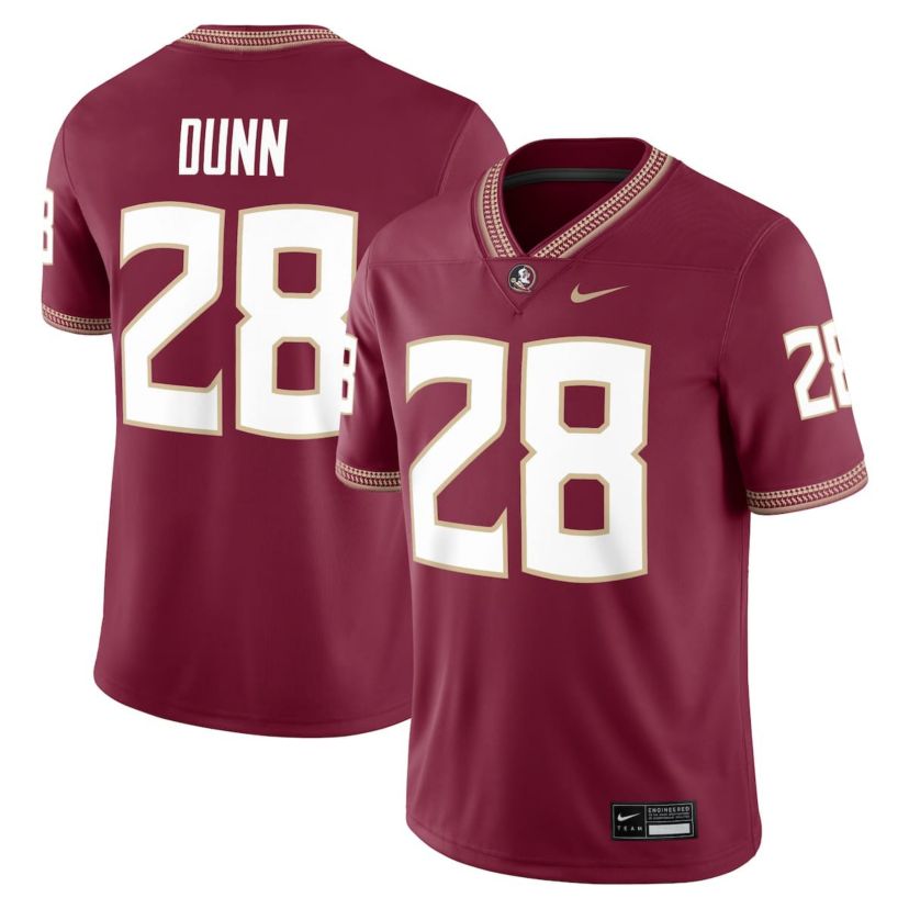 NCAA Nike Warrick Dunn Florida State Seminoles Alumni Game Jersey