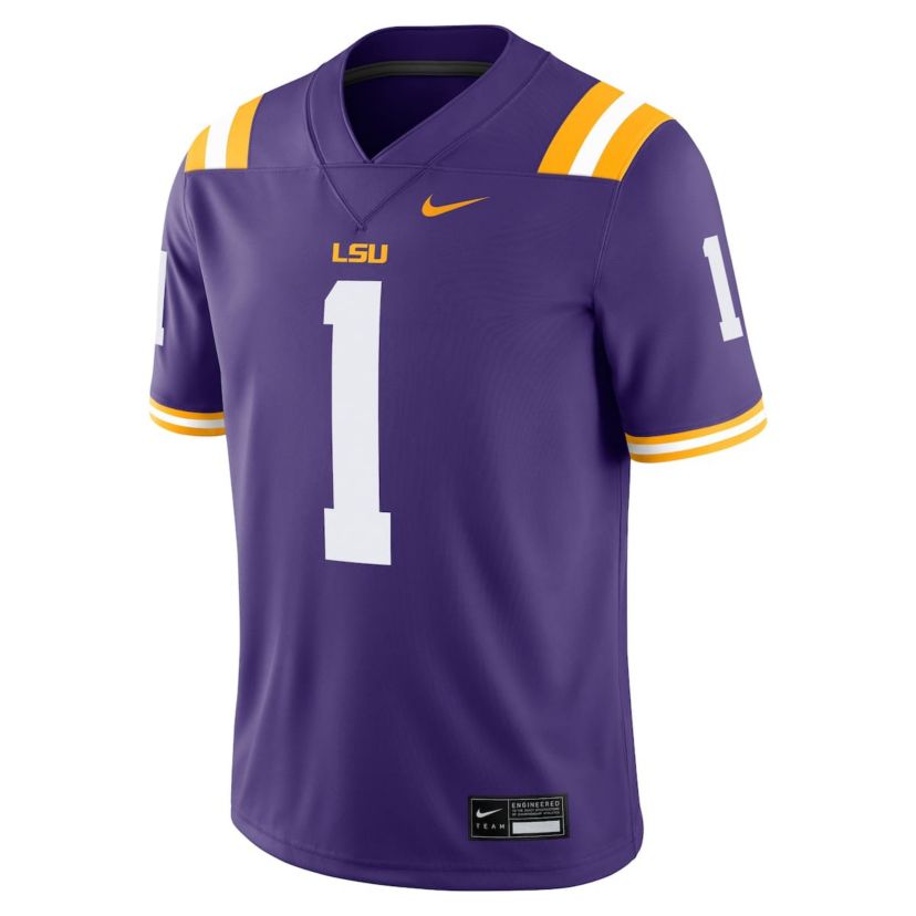 NCAA Nike JaMarr Chase LSU Tigers Alumni Game Jersey