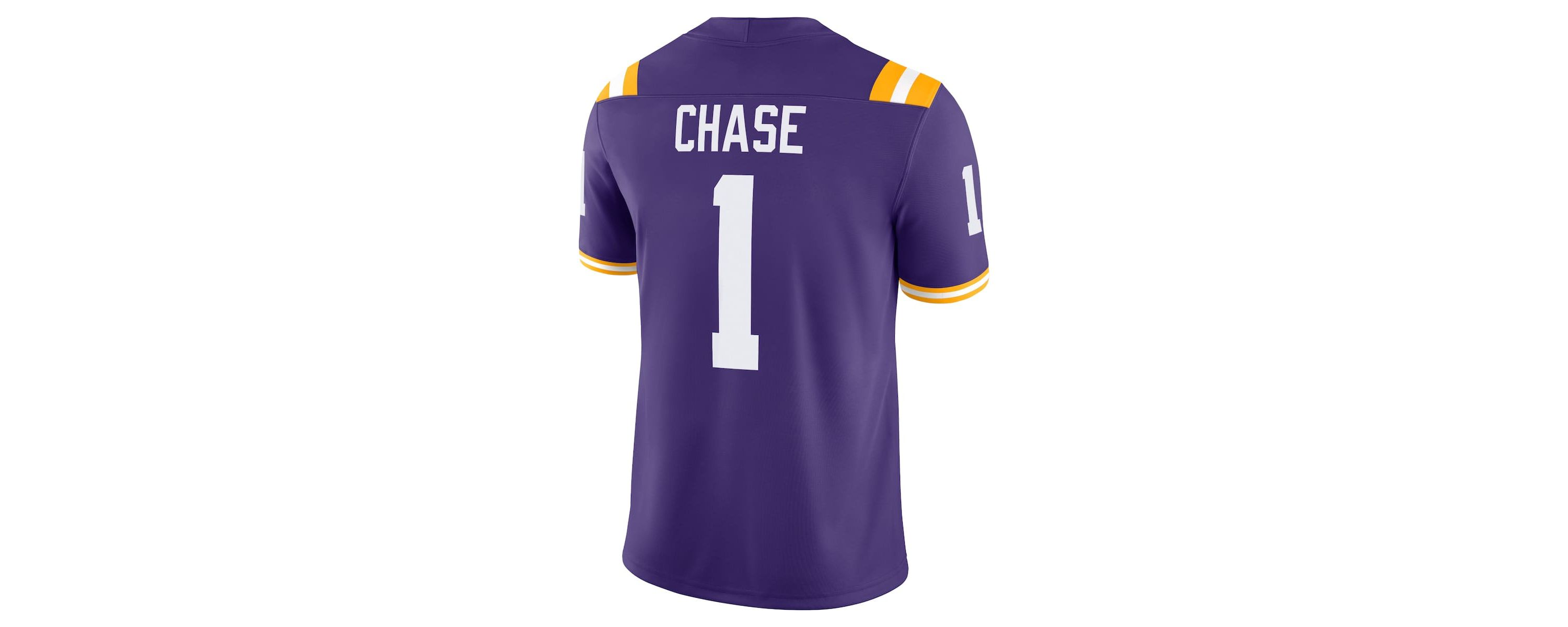 NCAA Nike JaMarr Chase LSU Tigers Alumni Game Jersey