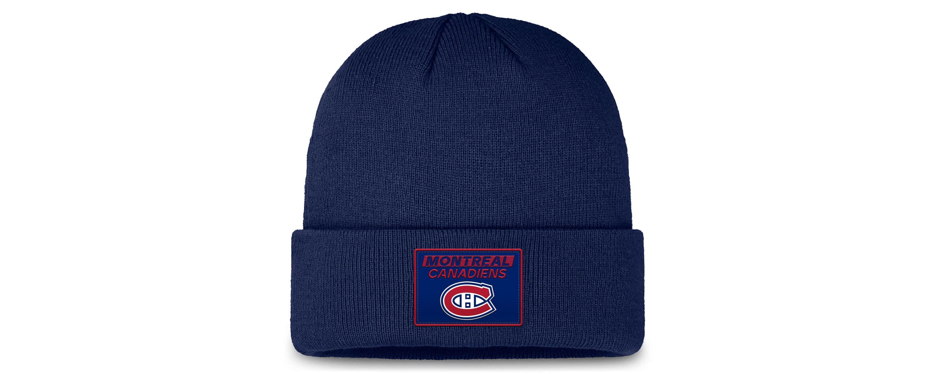 NHL Fanatics Montreal Canadiens Authentic Pro Cuffed Knit Hat