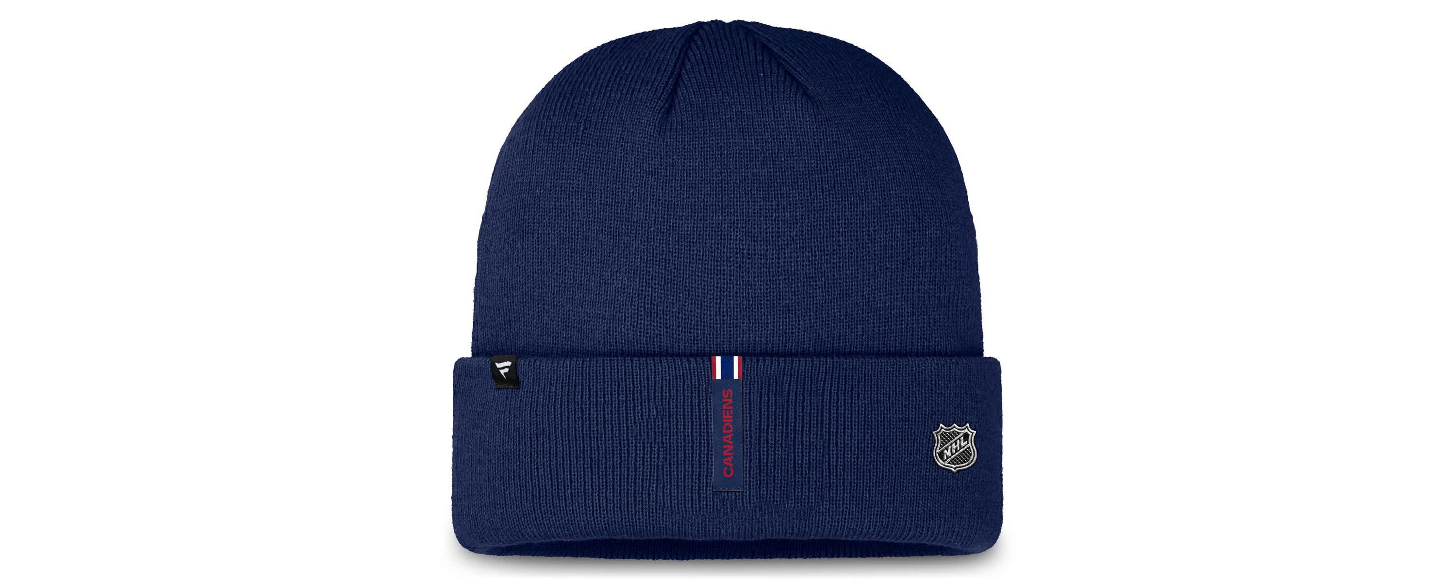 NHL Fanatics Montreal Canadiens Authentic Pro Cuffed Knit Hat