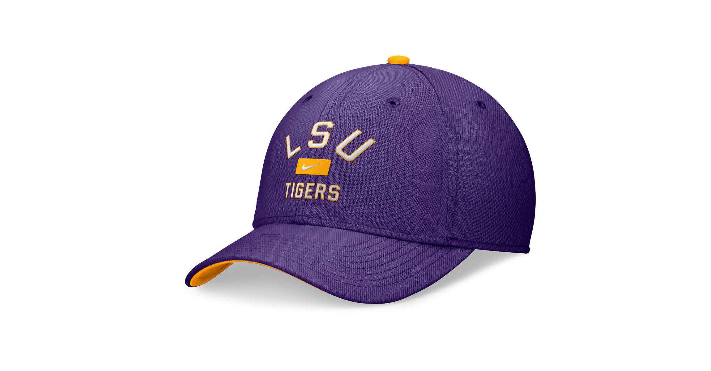 NCAA Nike LSU Tigers Primetime Rise Swoosh Flex Hat