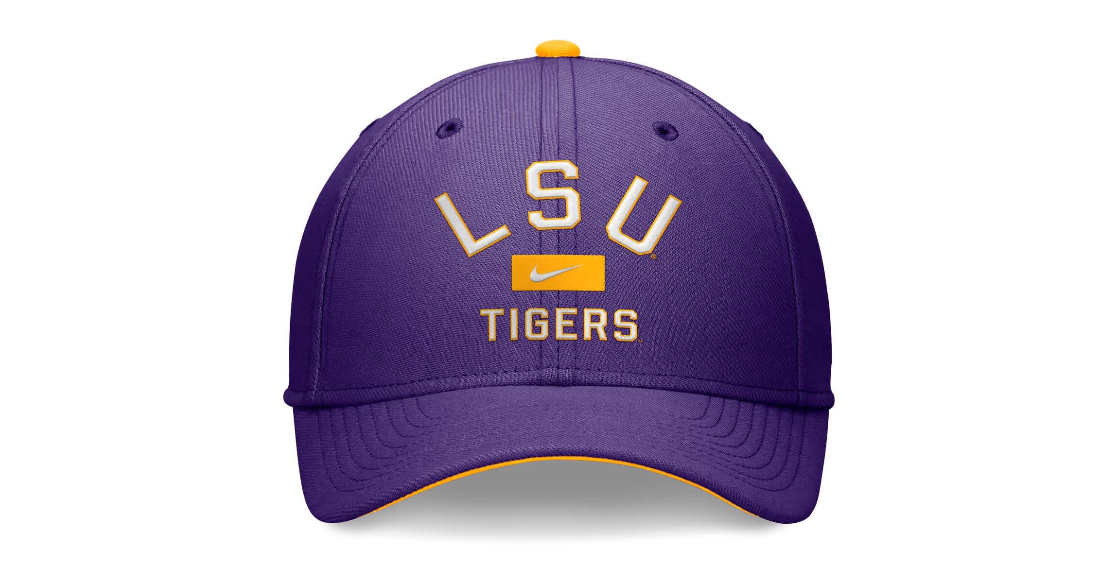 NCAA Nike LSU Tigers Primetime Rise Swoosh Flex Hat