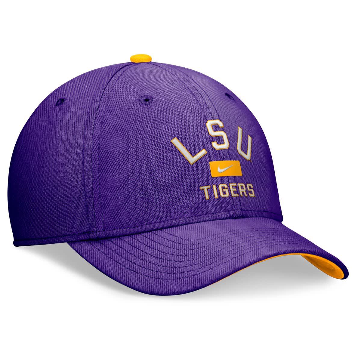 NCAA Nike LSU Tigers Primetime Rise Swoosh Flex Hat