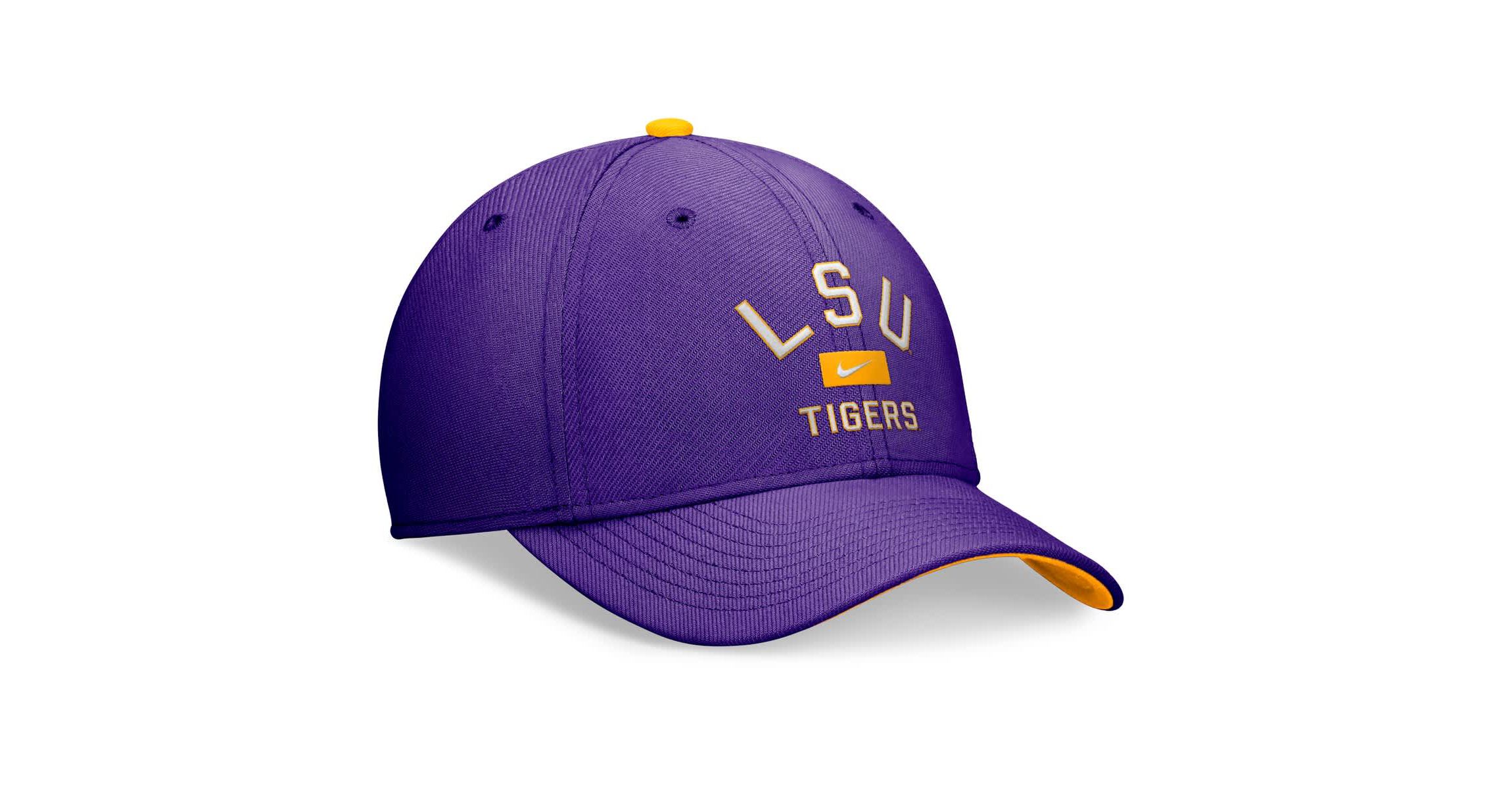 NCAA Nike LSU Tigers Primetime Rise Swoosh Flex Hat