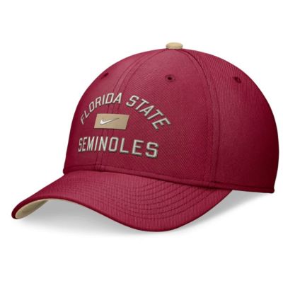 Men's NCAA Nike Florida State Seminoles Primetime Rise Swoosh Flex Hat, Medium